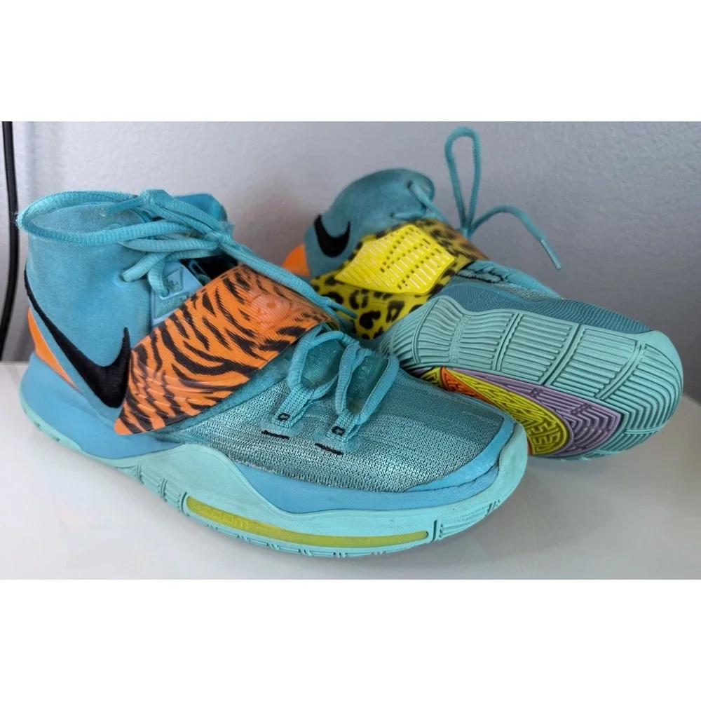 Nike Kyrie 6 Oracle Aqua Men's Shoes Size 8.5 – Great Shape (BQ4630-300)